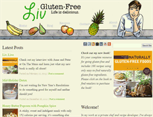 Tablet Screenshot of livglutenfree.com